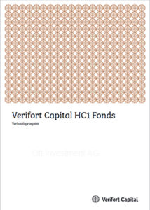 Cover Prospekt Verifort HC 1 Makler für Fonds